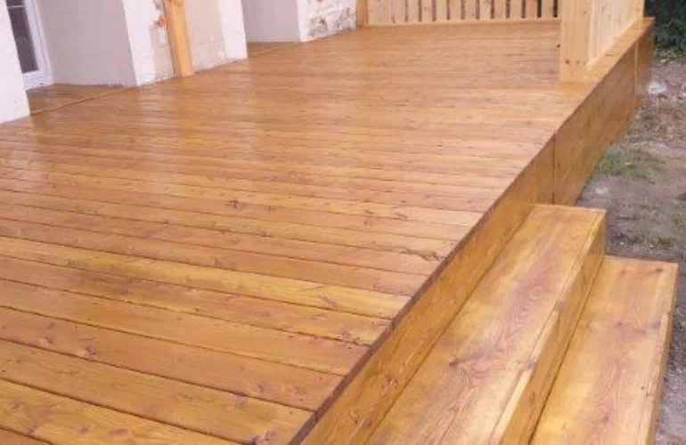 drewniana podłoga